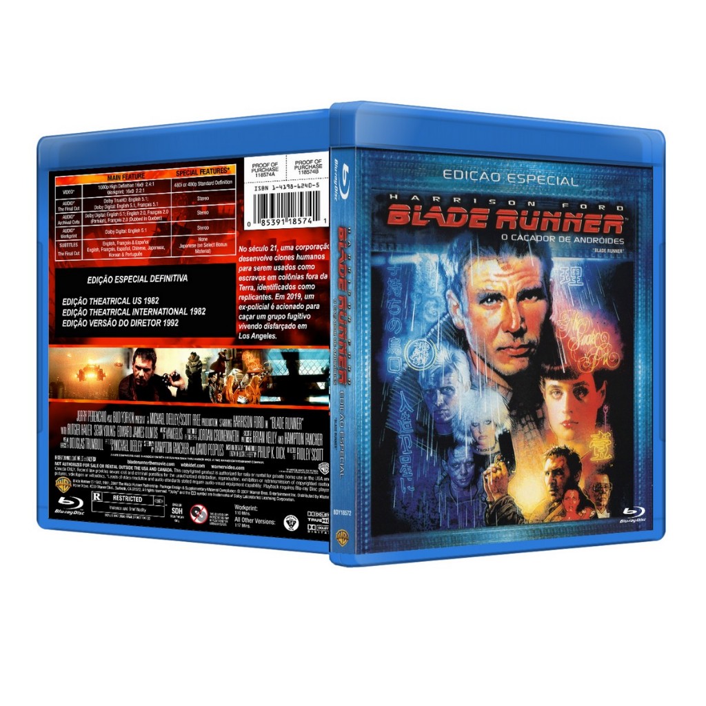 Blu-ray: Blade Runner - O Caçador De Androides DUB/LEG [PERSONALIZADO]