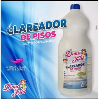 Clareador De Pisos Encardido Cerâmicas Rústico Pedras Piscina 2 litros Limpa Pisos Banheiro Casa em Oferta na Shopee