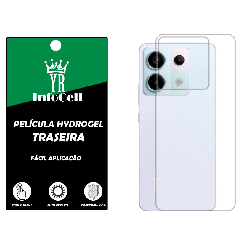 Película Hidrogel HD Traseira Anti Impacto Redmi Note 13 Pro 5g em Oferta na Shopee