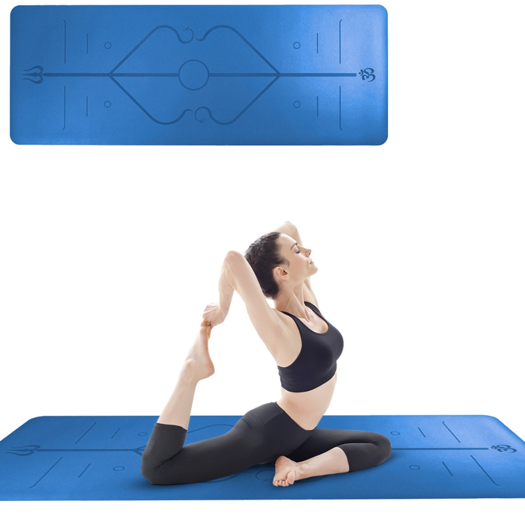 Tapete Para Yoga Pilates Antiderrapante e resistente ao desgaste Adequado para musculação e modelagem corporal