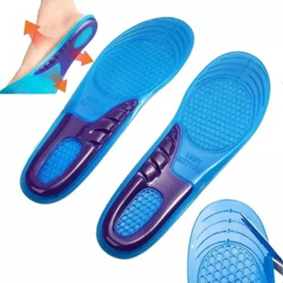 Par de Palmilha Silicone Gel Ortopédica Anti Impacto Confortável em Oferta na Shopee