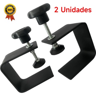 Kit 2 Unidades Grampo Tipo Sargento Marceneiro Marcenaria Chapa 3mm Aperto Rápido Instalação De gavetas Fixador Prendedor Clips Braçadeiras em Oferta na Shopee