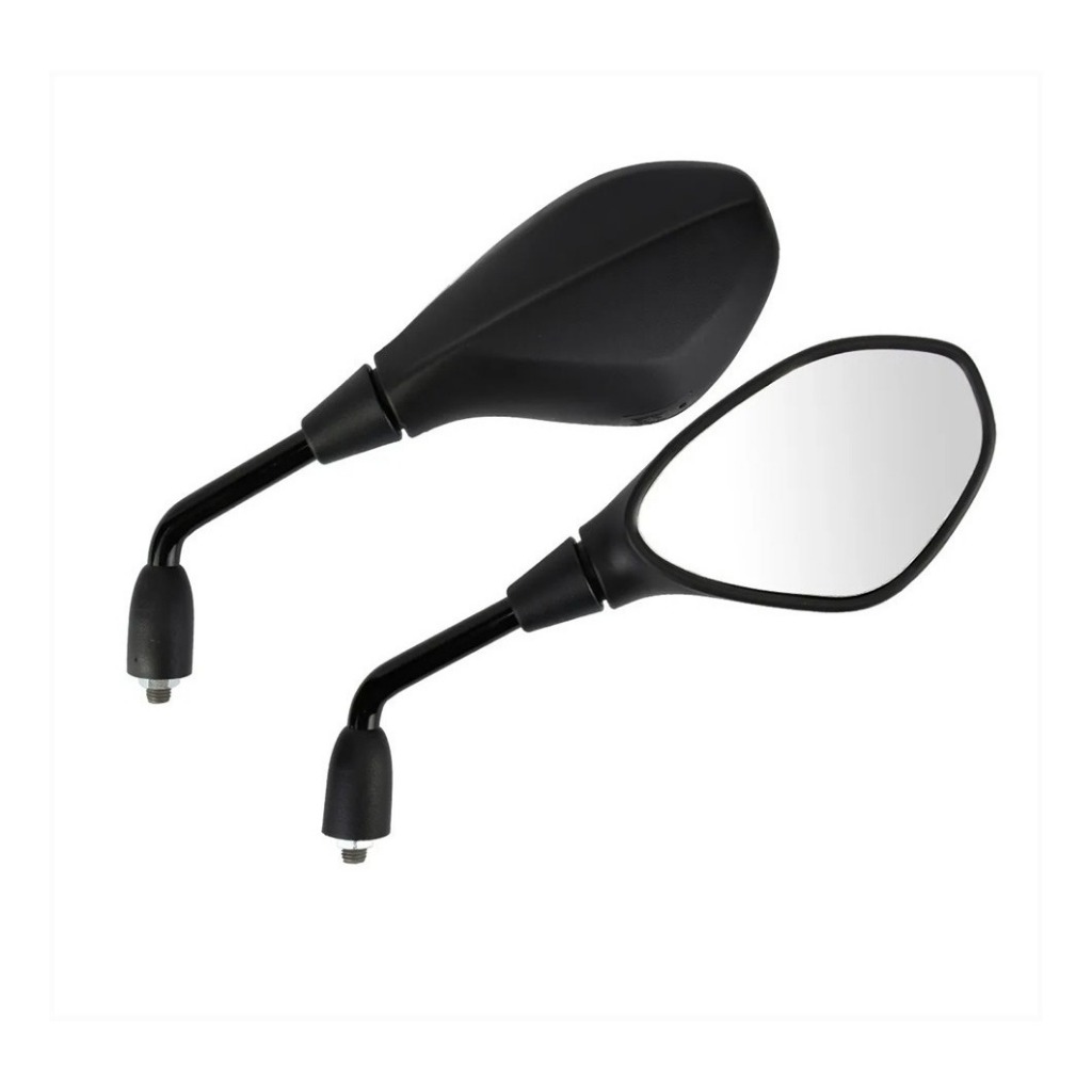 Par Retrovisor Gvs Bmw Gs 650 F800 Rosca Lente Prata
