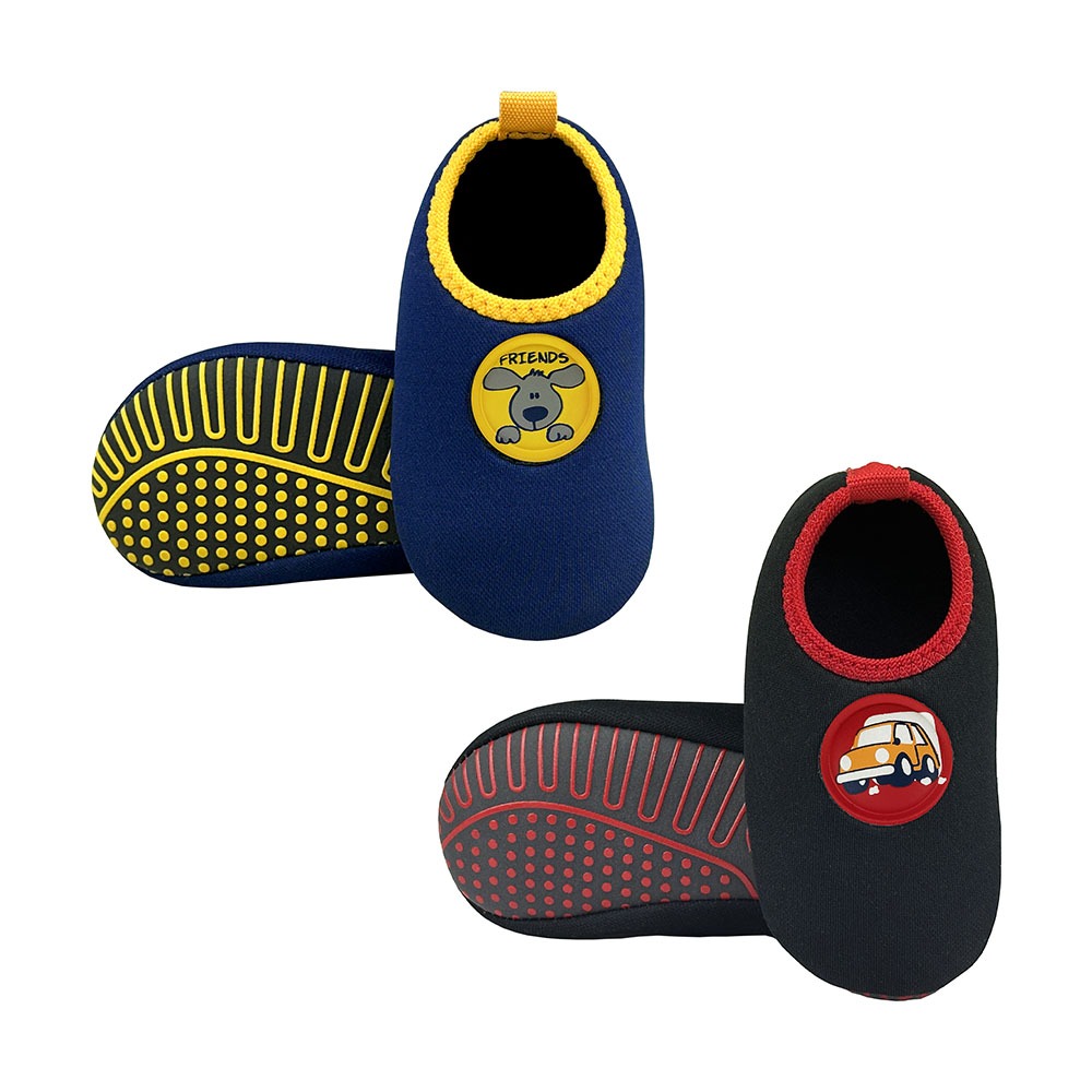 Kit Sapatilha Infantil Antiderrapante Etiquetas Trocáveis Magicc Kids S116 S117