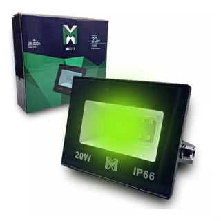 Refletor LED SMD 20w Holofote LED Verde Bivolt Para Jardim e Decoração 110v - 220v em Oferta na Shopee