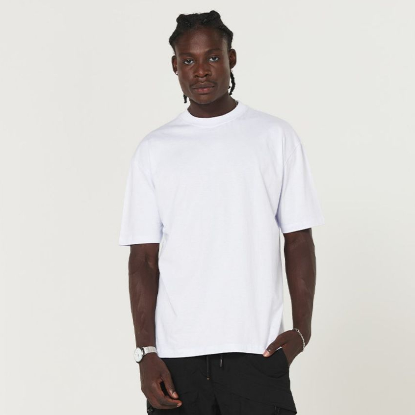 Camisa Streetwear Oversized Branca em Oferta na Shopee