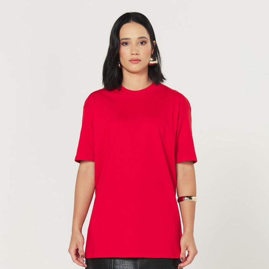 Blusa Oversized Streetwear Vermelha - Men Clothes