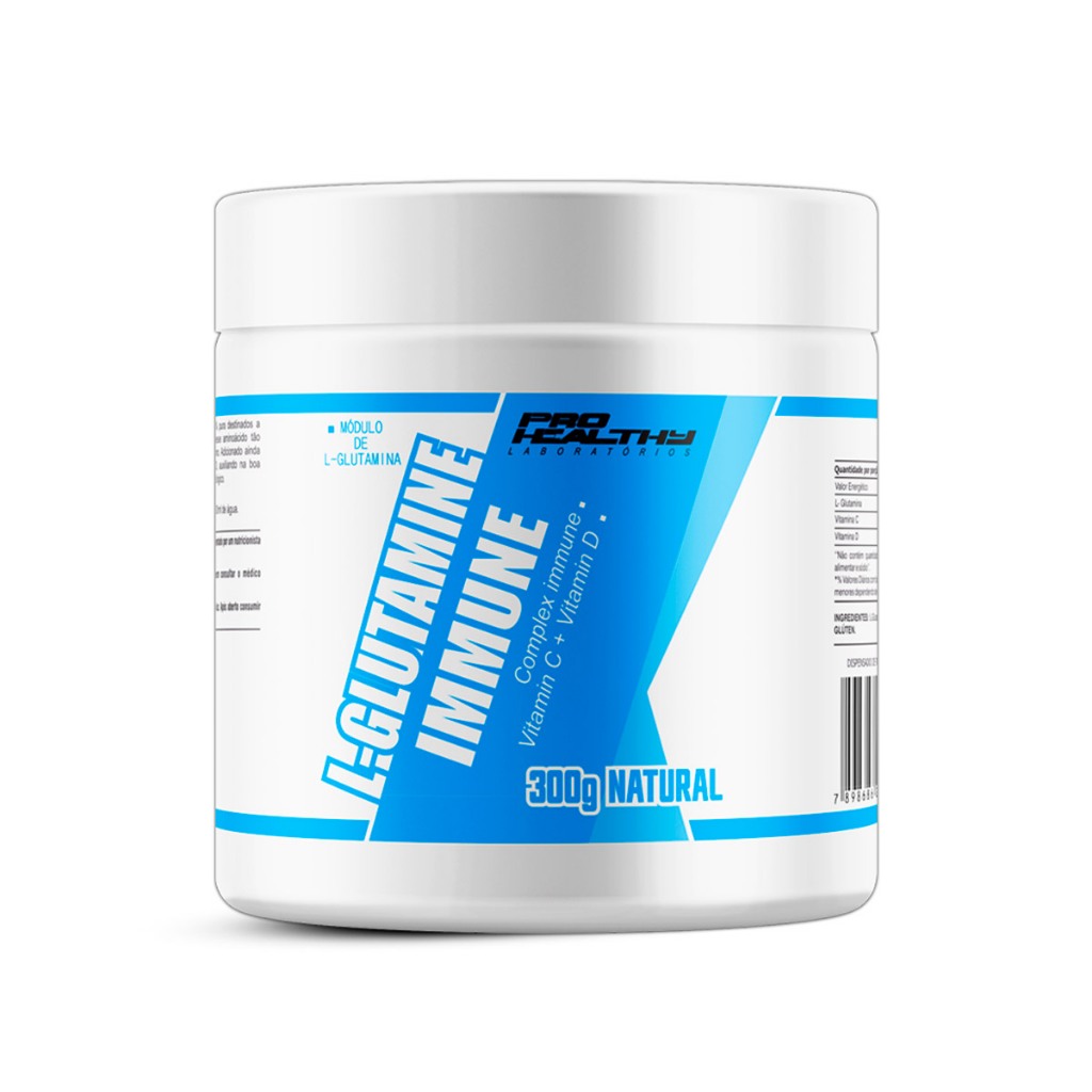 Glutamina 300g Pura - Pote com Dosador - Pro Healthy