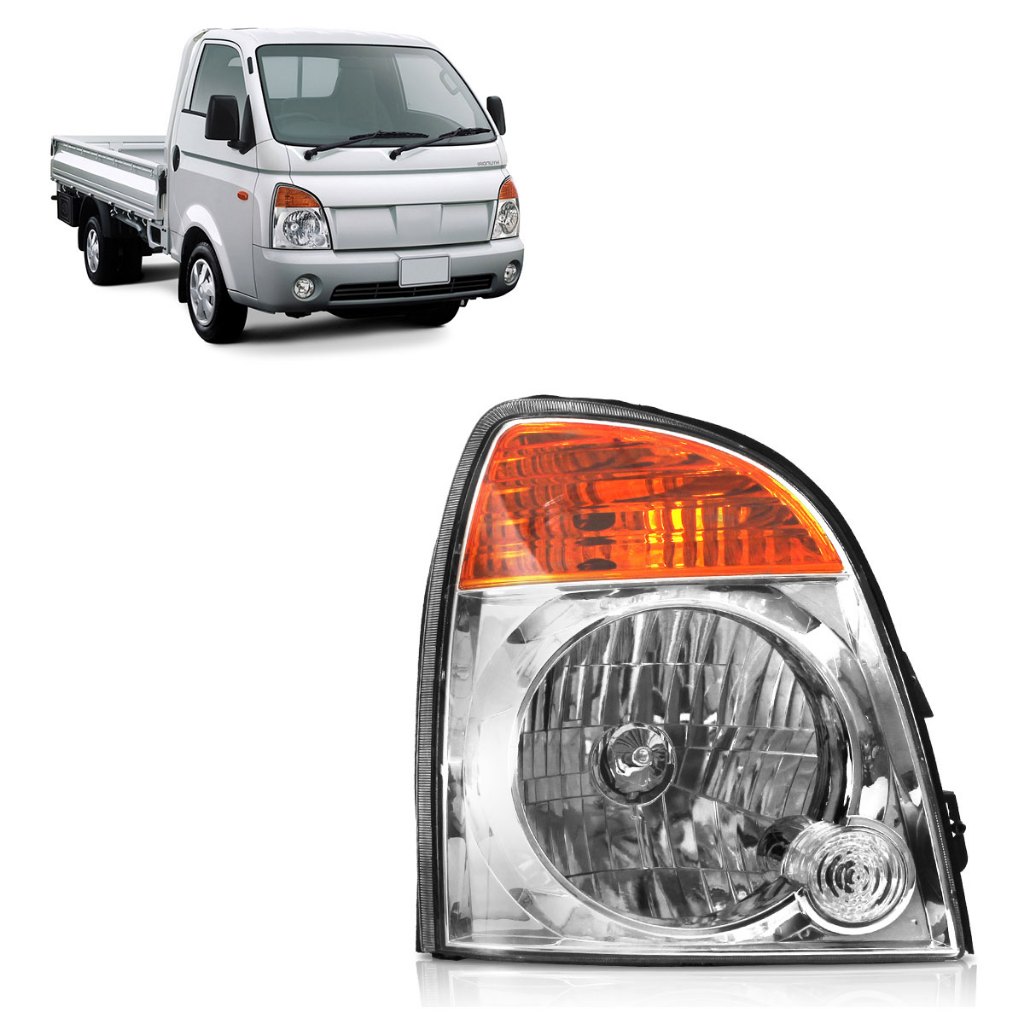 Farol Dianteiro HR 2006 2007 2008 2009 2010 2011 2012 2013 2014 2015 2016 Máscara Cromada em Oferta na Shopee