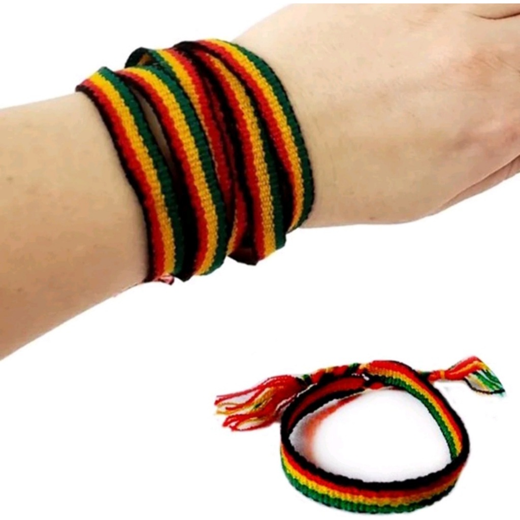 Kit 12 Pulseiras Do Bob Marley Unissex Reggae Jamaica Amizade Pano Tornozeleira em Oferta na Shopee