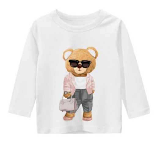 Camiseta Infantil Menina Manga Longa Feminino Estampada /Envio Rápido
