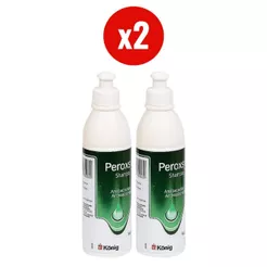 Kit 2 Shampoo Peroxsyn 200ml para Cães e Gatos König
