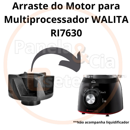 Arraste do motor do liquidificador Walita RI7630