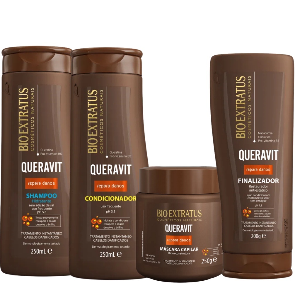 Queravit Bio Extratus Shampoo Cond Máscara 250ml Final 200ML