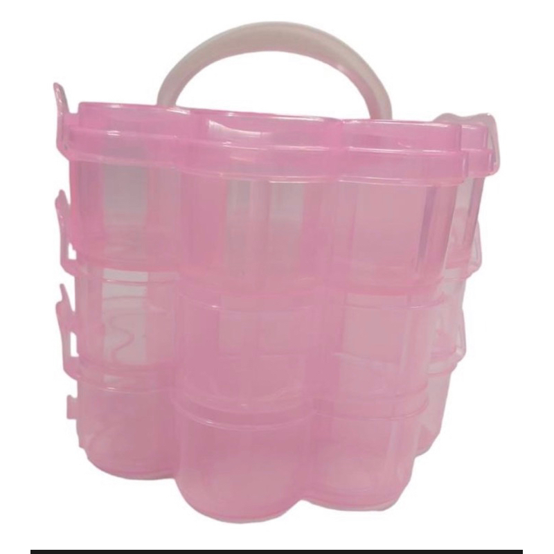 Maleta Caixa  Divisória Flor, Artesanato Missangas