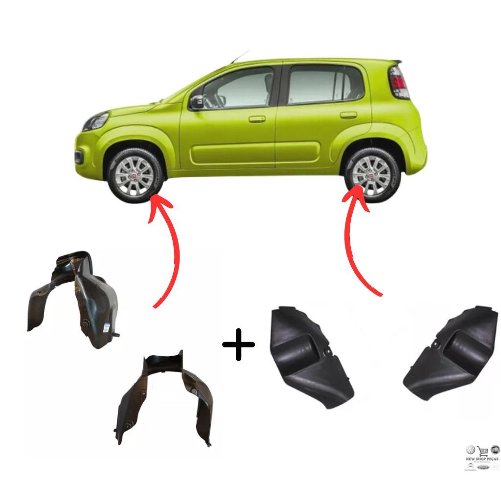 Jogo de Para-barro Novo uno 2011 a 2021 Original Mopar