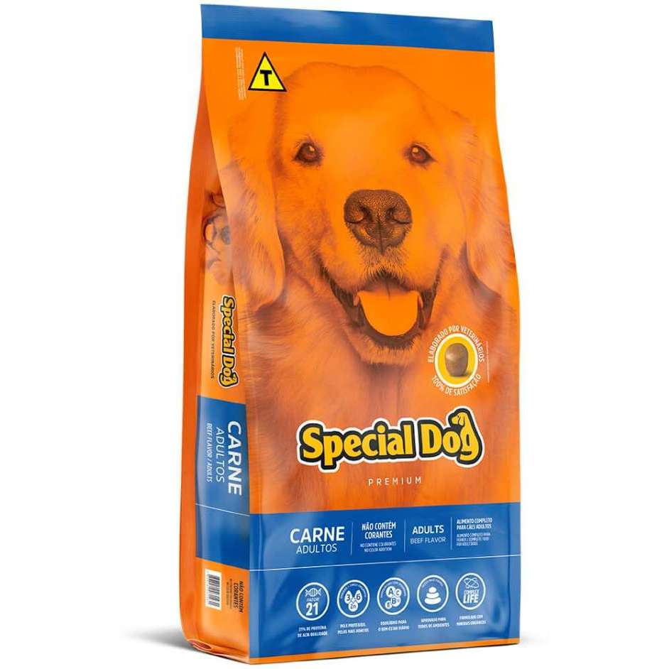 Ração Special Dog Premium Carne para Cães Adultos 15 kg