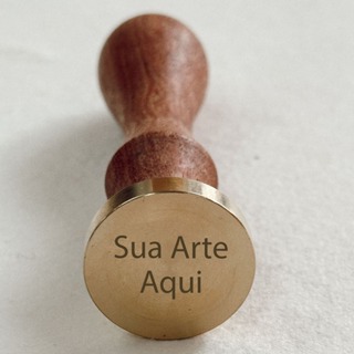 Sinete Personalizado Para Lacre De Cera Ou Chocolate em Oferta na Shopee