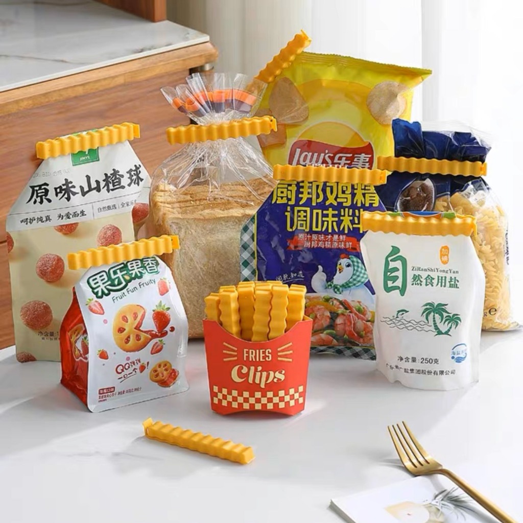 pregadores Seladoras Batatas Fritas À Prova De Umidade 12 Clipes De Vedação De Conservação Fresca ÍMã