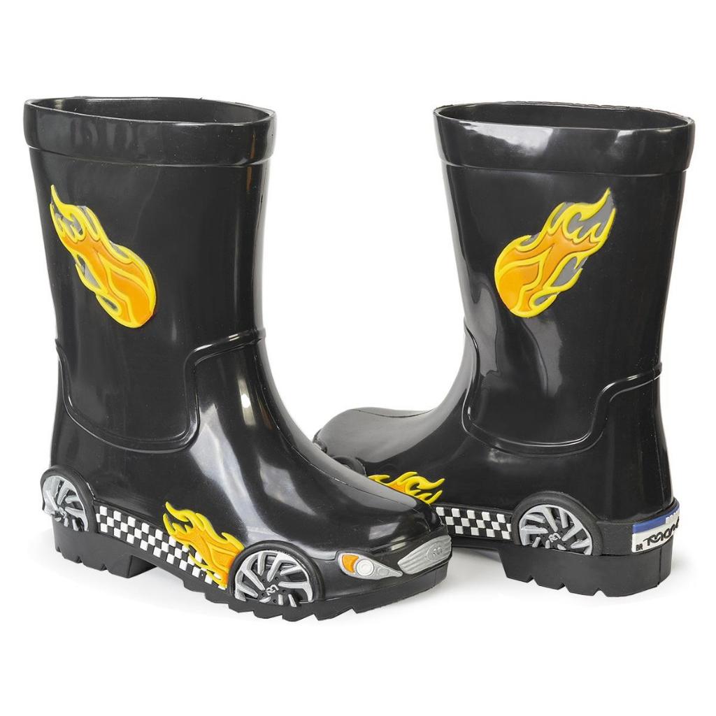 Galocha Infantil Kids Menino Carro Veloz Diversão Emborrachado Carros Volta as Aulas Escolar Mar&Cor