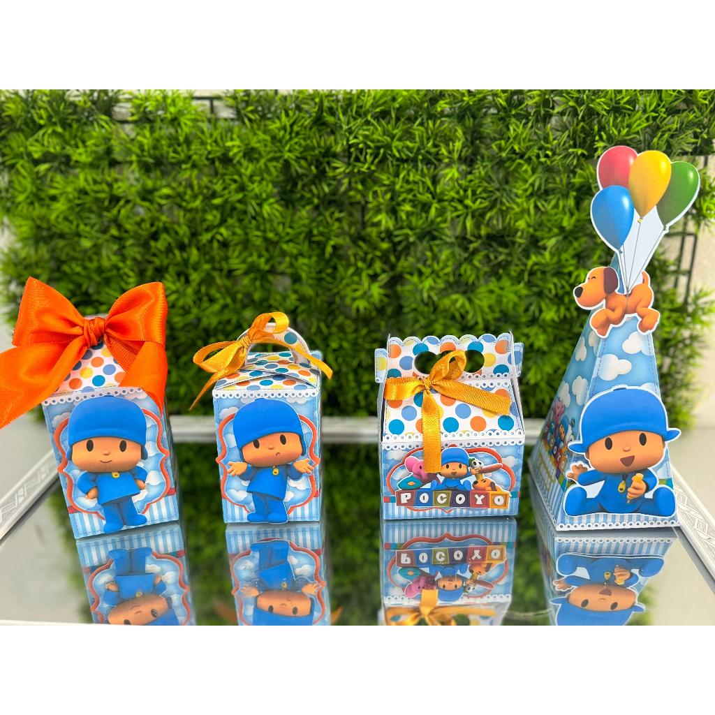 Kit de personalizado Pocoyo/ festa infantil/ caixinha personalizada/ papelaria/ aniversário/ festa de criança/ lembrançinhas.