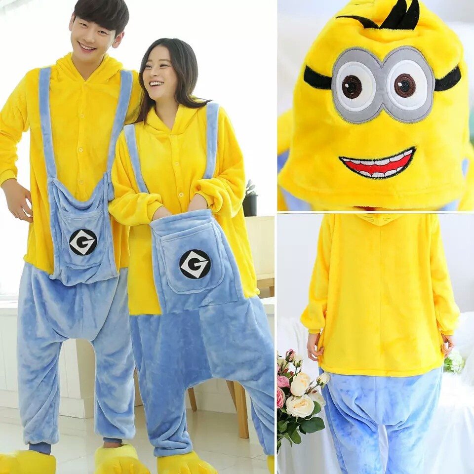Pijama Kigurumi Minions Adulto Importado Excelente Qualidade P/M/G/GG Envio Imediato