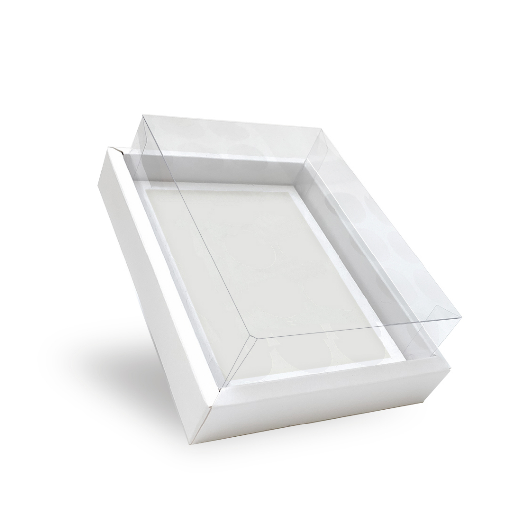10 Caixas Presente Premium Branca 14x18cm (Base) x06cm (Altura) - Kit Festa - Artesanato