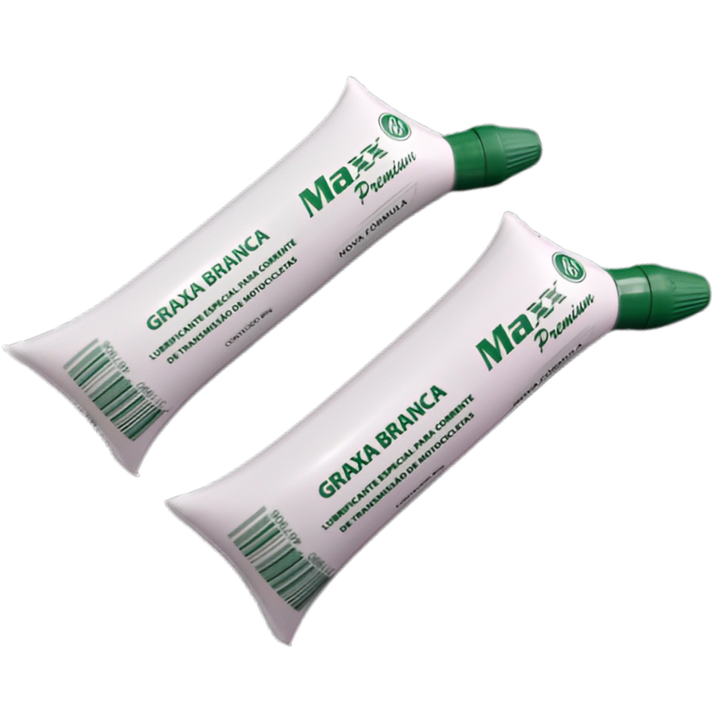 Kit C/2 Graxa Branca P/ Portão Automático 80g Bisnaga