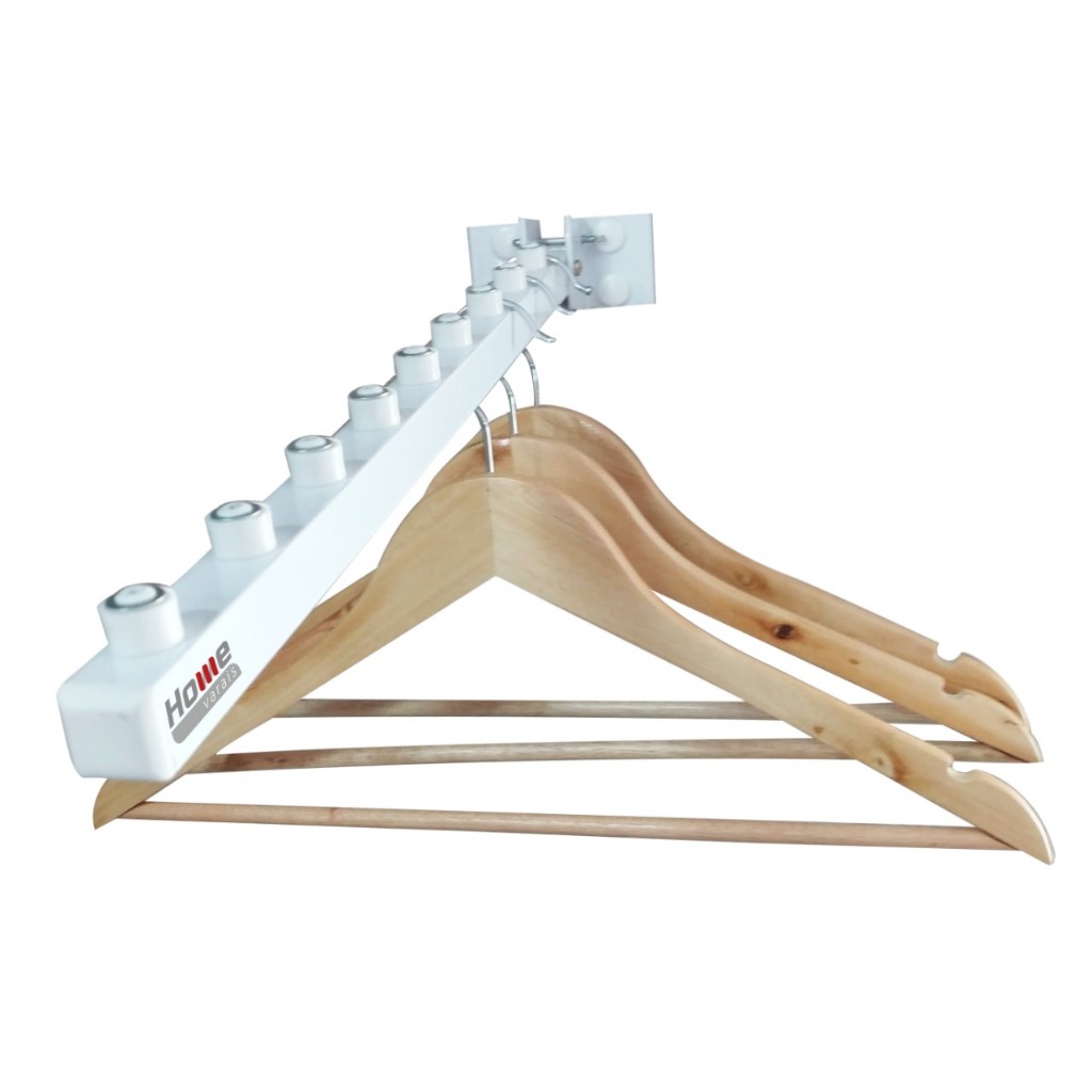 Cabideiro Roupas Aluminio Articulado 42 Cm Arara Expositor Organizador Não enferruja