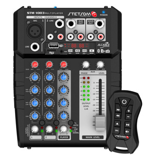 Mesa De Som Stetsom Stm1003 Automotiva Mixer 3 Canais 12v Bluetooth em Oferta na Shopee