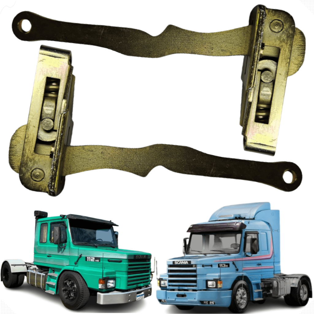Par De Limitador Da Porta Do Caminhão Scania 112 113 143 T R - (1 Lado Direito 1 Lado Esquerdo)