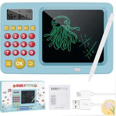 2 Em 1 Tablet Lousa Magia E Jogos De Aritmética De Aprendizagem Precoce   LK-V20