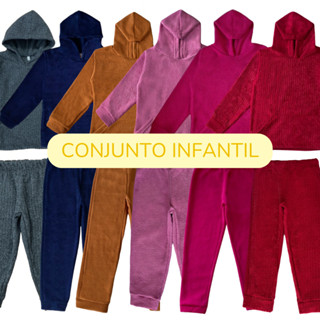 Conjunto Soft Infantil Inverno Roupa de Frio Menino E Menina em Oferta na Shopee