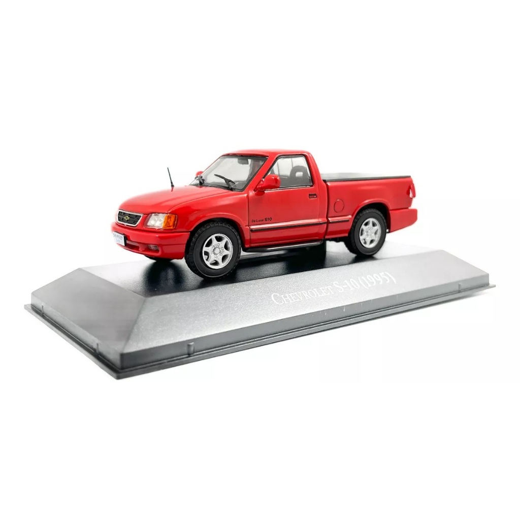 MINIATURA - ESCALA 1:43 - VEÍCULOS INESQUECÍVEIS DO BRASIL - CHEVROLET S10 1995