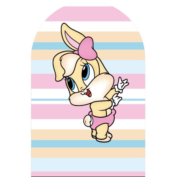 PAINEL ROMANO EM TECIDO (APENAS FRENTE ) SEM ELASTICO ( LOONEY TUNES ) (ENVIO IMEDIATO)