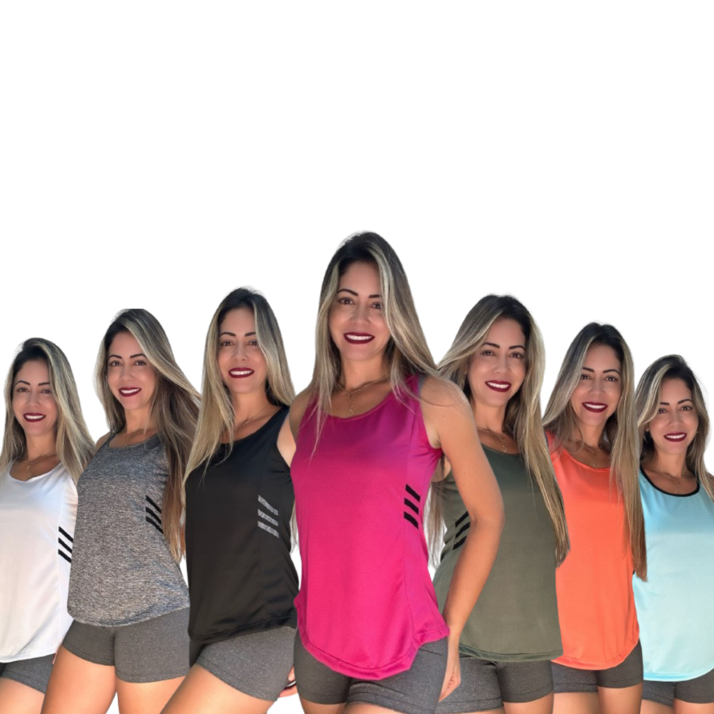 Camiseta Feminina Dryfit Academia Corrida Treino Microfuros Regata Nadador  Bicolor em Oferta na Shopee