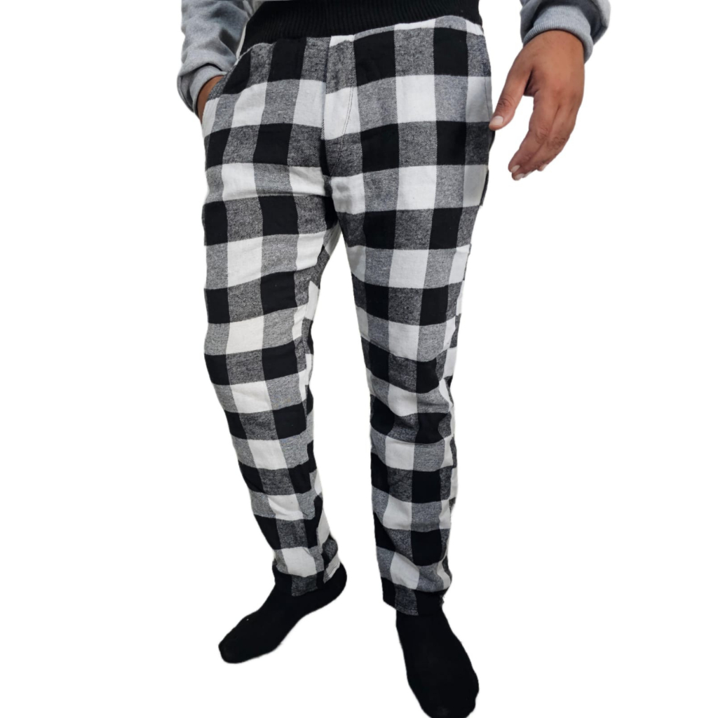 Calças Masculinas Estilo Jogger Confortável De Algodão Xadrez Em Oferta Exclusiva!!