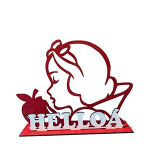 12 Centro de mesa personalizado em mdf Branca de neve vermelha em Oferta na Shopee