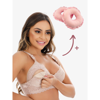 Kit Sutiã Amamentação + Rosquinha de Amamentação Protetor de Mamilos em Oferta na Shopee