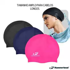 Touca de Natação Grande Hammerhead Silicone Lisa XL