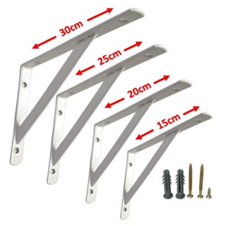 Mão Francesa Para Prateleira Suporte Cantoneira 30cm - 25cm - 20cm - 15cm - 10cm C/ Paraf. e Buchas em Oferta na Shopee