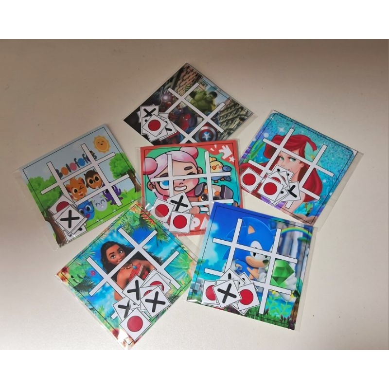 20  KITS  DE JOGOS DA VELHA TEMÁTICO