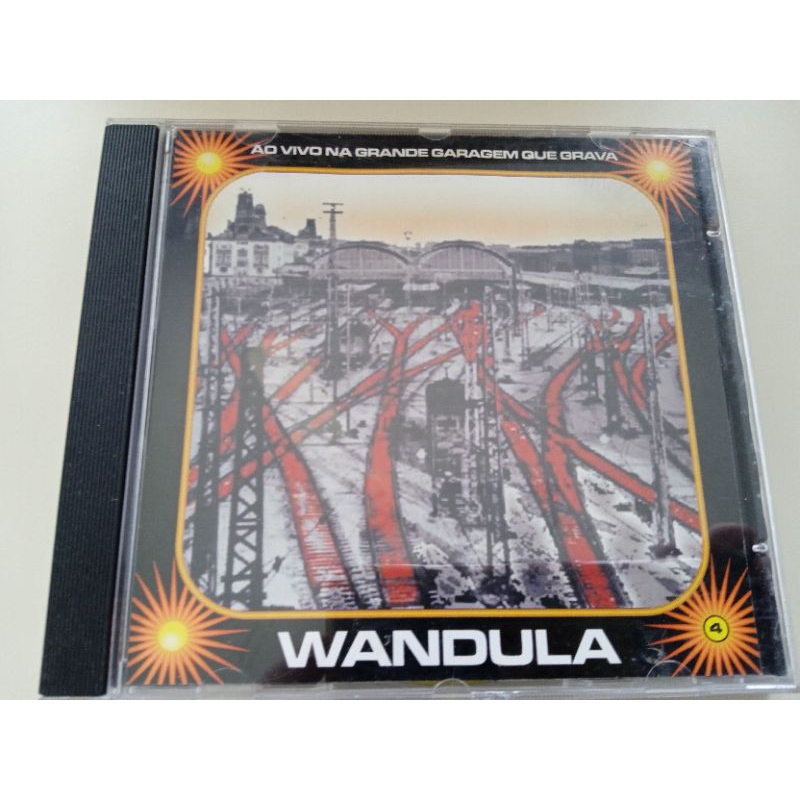 CD wandula ao vivo na grande garagem que grava ótimo estado mídia e capa