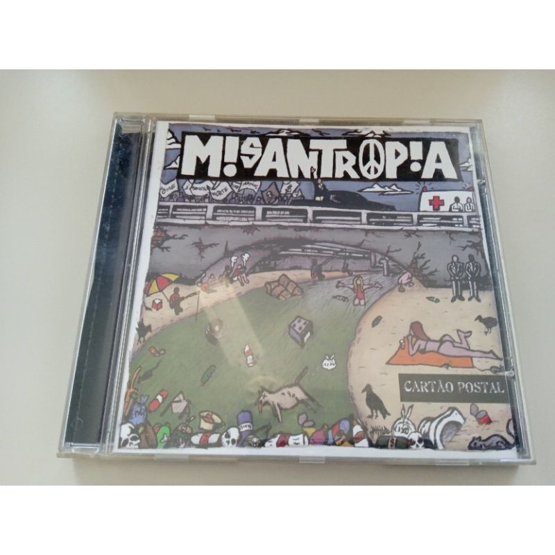 CD misantropia cartão postal ótimo estado mídia e capa