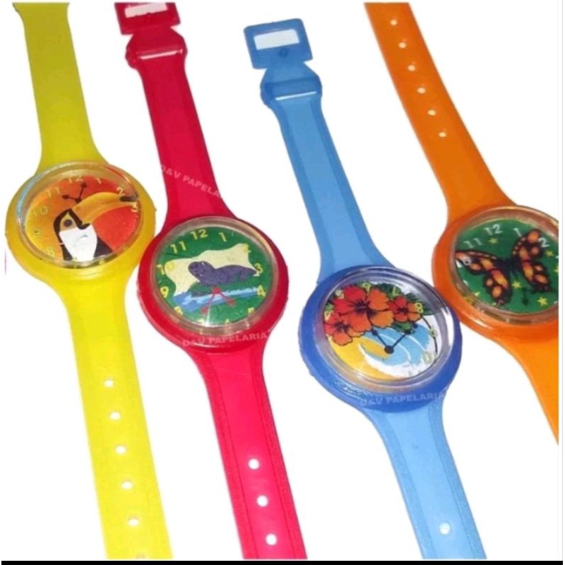 KIT MINI RELOGIO  com  35 UNIDADES brinquedo infantil  lembrancinha festa em Oferta na Shopee