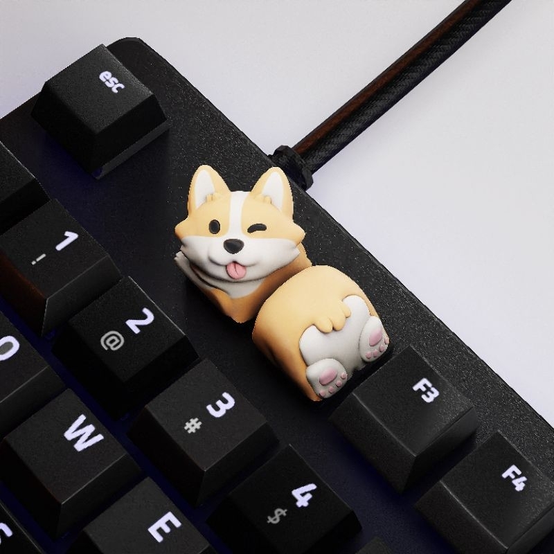 Keycap Cachorrinho Fofinho Parzinho