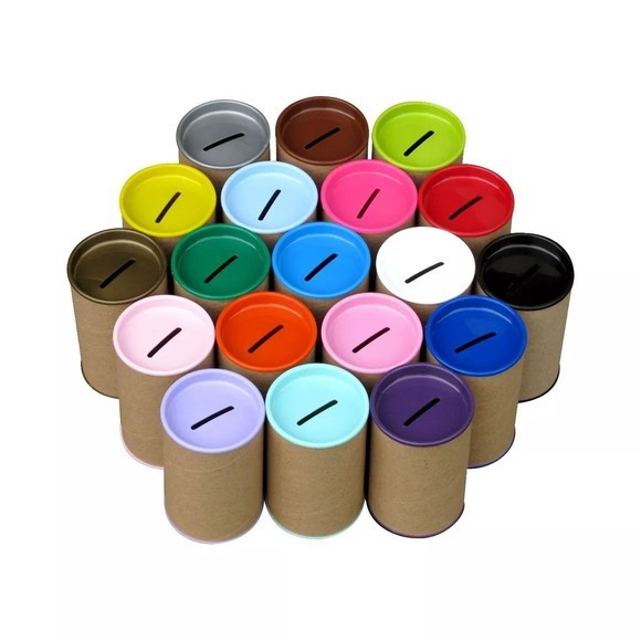 40 Cofrinhos Kraft 6x9,5cm para Personalizar – Cofre Papelão Lembrancinha Festa Infantil DIY