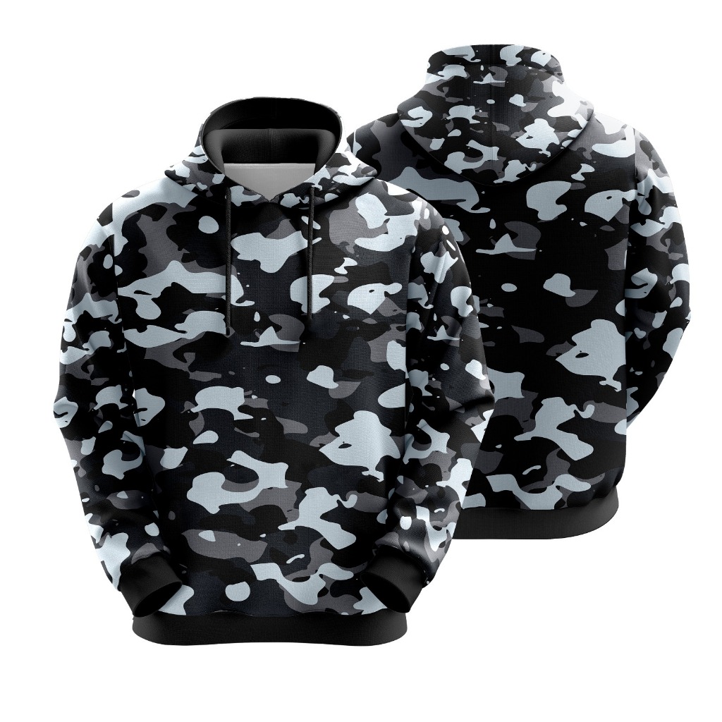 Blusa de Moletom Sublimado Camuflado 148