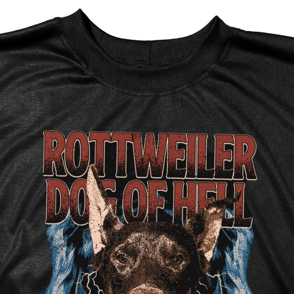 Camiseta Oversized Doberman Street Wear Estampado Exclusiva Y2K Rock