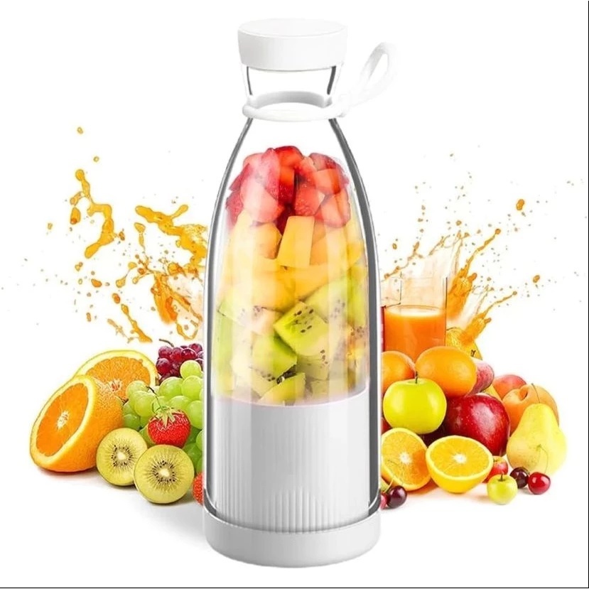 Mini Liquidificador Mixer Portátil Recarregável 6 Lâminas Bebidas Suco Shake